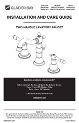 Glacier bay HD67277W-8027H2 Installation And Care Manual
