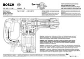 Bosch EW 0 611 249 7 Series Repair Instructions