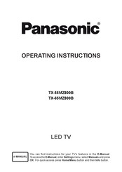 Panasonic TX-65MZ800B Operating Instructions Manual