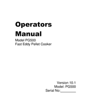 Cookshack PG500 Operator's Manual