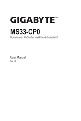 Gigabyte MS33-CP0 User Manual