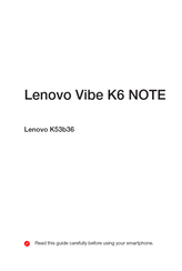 Lenovo K53b36 Quick Start Manual