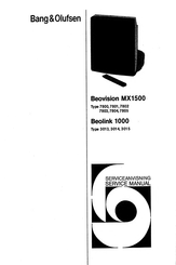 Bang & Olufsen 7802 Service Manual