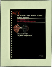 NEC PC-8000 Series User Manual