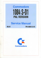 Commodore 1084 S-D1 Service Manual