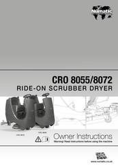 Numatic CRO 8055 Owner's Instructions Manual