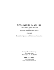 Insinger SW-14-F Technical Manual