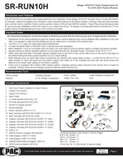 Stinger SR-RUN10H Manual