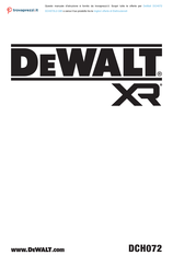 DeWalt DCH072 Manual