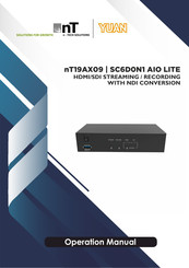 Yuan nT19AX09 Operation Manual
