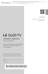 LG OLED B2 Owner's Manual