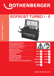 Rothenberger 6.2200 Instructions For Use Manual