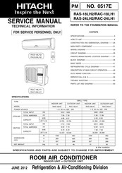 Hitachi RAC-18LH1 Service Manual
