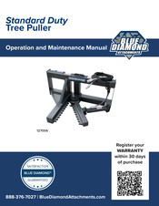 Blue Diamond 127006 Operation And Maintenance Manual