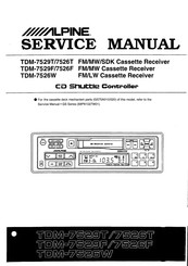 Alpine TDM-7529T Service Manual