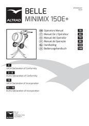 Altrad BELLE MINIMIX 150E+ Operator's Manual