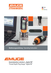 EMUGE digital IW Operating Instructions Manual