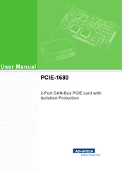 Advantech PCIE-1680 User Manual