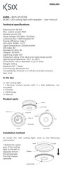 KSIX BXPLAFLED06 User Manual