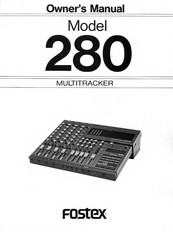 Fostex 280 Owner's Manual