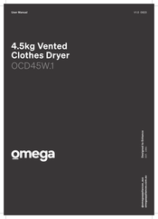 Omega OCD45W.1 User Manual