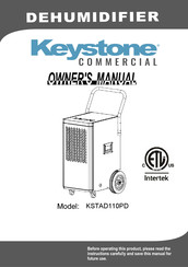 Keystone KSTAD110PD Owner's Manual