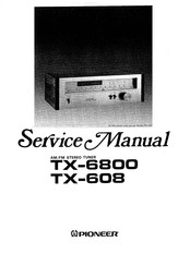 Pioneer TX-608 Service Manual