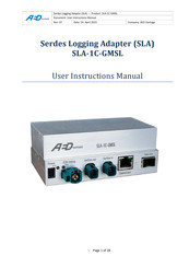AED SLA-4C-FPD Instruction Manual