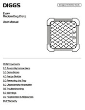Diggs Evolv Modern Dog Crate User Manual
