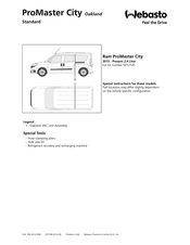 Webasto 5012145 Manual