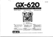 Akai GX-620 Owner's Manual