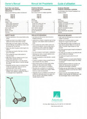 American Lawn Mower Co. 1415-16 Owner's Manual