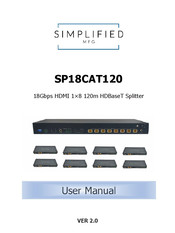 Simplified MFG SP18CAT120 User Manual