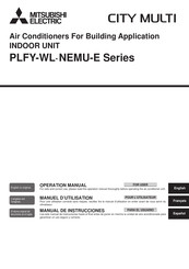 Mitsubishi Electric PLFY-WL24NEMU-E Operation Manual