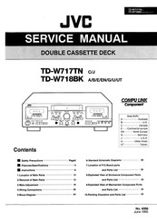 JVC TD-W718BK Service Manual