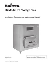 Manitowoc LB1448 Installation, Operation And Maintenance Manual