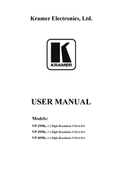 Kramer VP-300K User Manual