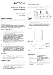 Hitachi HC-IoTGW4G User's Quick Start Manual