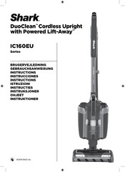 Shark DuoClean Powered Lift-Away IC160EU Series Instructions Manual