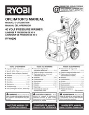 Ryobi RY40306 Operator's Manual
