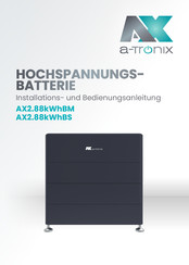 a-TroniX AX2.88kWhBM User Manual