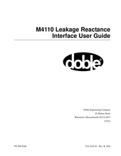 doble M4110 User Manual