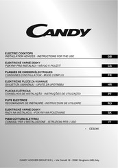 Candy CE32XK Instructions For The Use