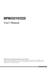 inbody BPBIO220 User Manual