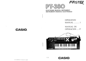 Casio MASTER PT-380 Operation Manual