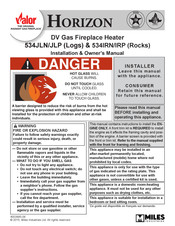 Miles Industries valor Horizon 534JLN Installation & Owner's Manual