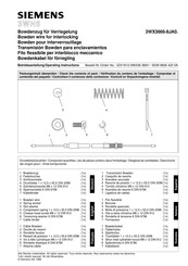 Siemens 3WX3666-8JA0 Series Operating Instructions Manual