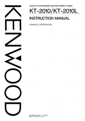 Kenwood KT-2010 Instruction Manual