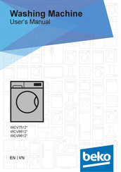 Beko WCV7512 Series User Manual
