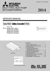 Mitsubishi Electric Mr. Slim PEAD-SP140JAL Service Manual